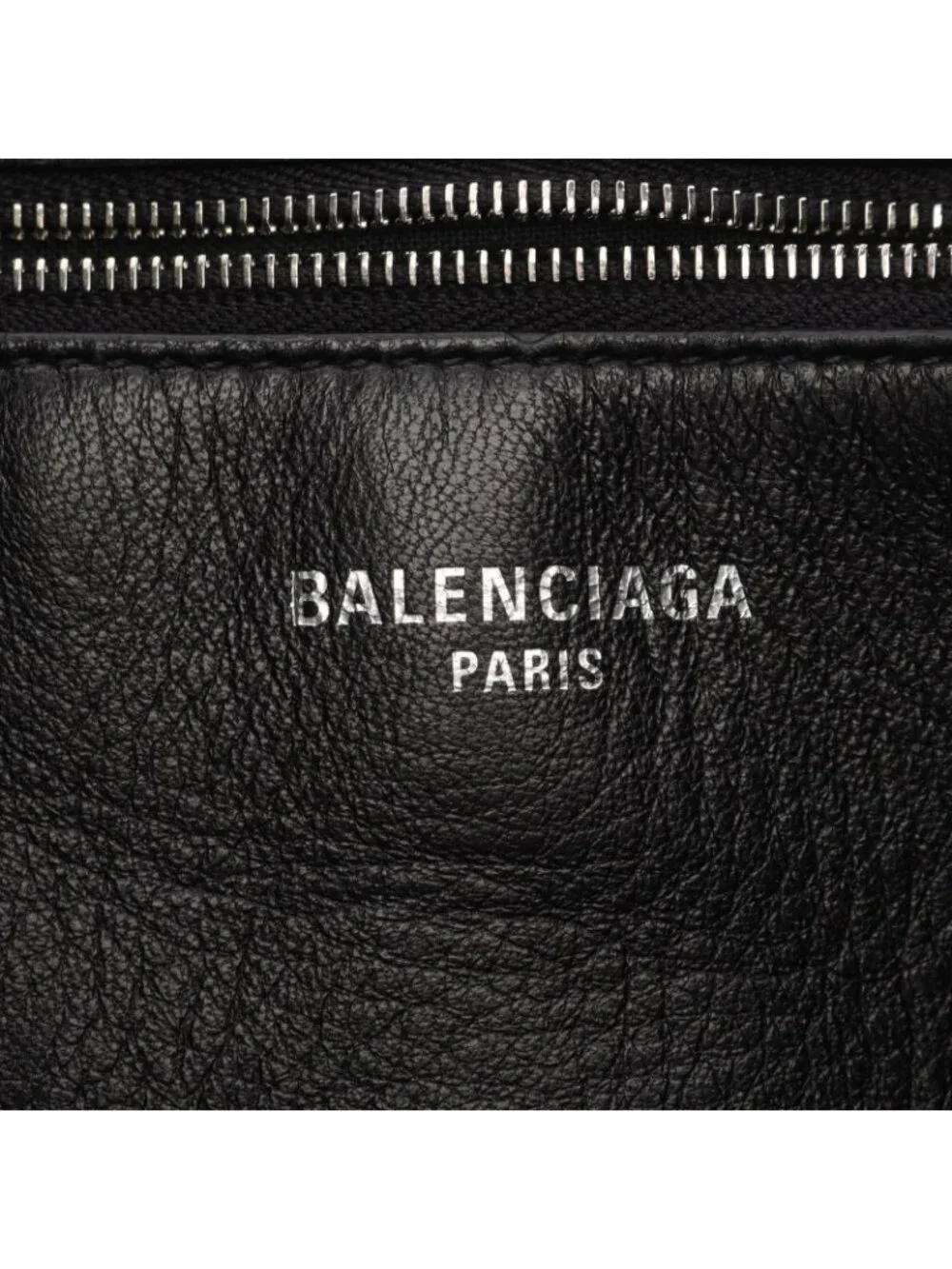 Balenciaga Shoulder Bag Locker North South Hobo Black Leather